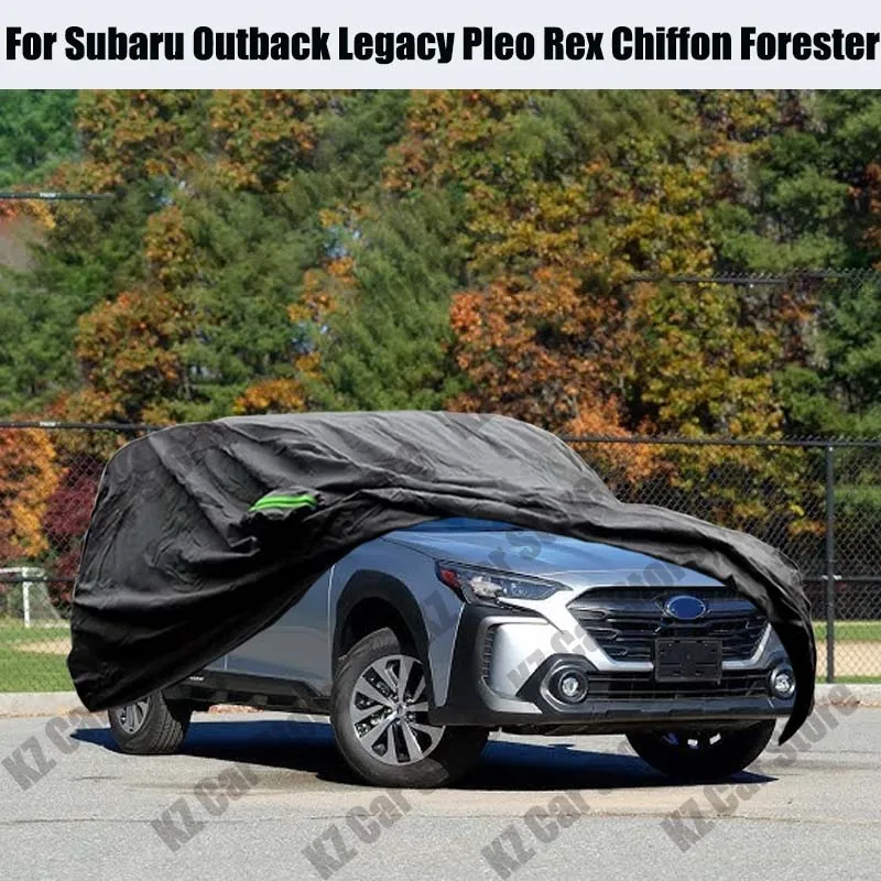 

Полный автомобильный чехол от солнца, снега, дождя, устойчивый к царапинам уличный автомобильный чехол для Subaru Outback Legacy Pleo Rex, шифоновый Forester