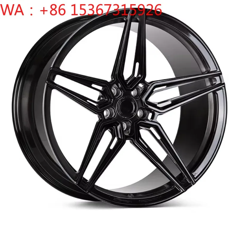 17-24 Inch 5x112 PCD Matte Black Custom Monoblock Forged Alloy Passenger Car Wheel Rims