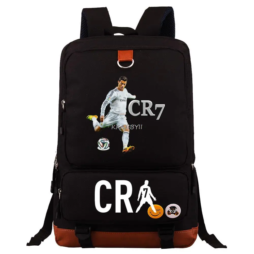 Football CR7 Backpack Daily Bags Laptop Backpack School Bags For Teens Boys Girls Casual Travel Mochilas