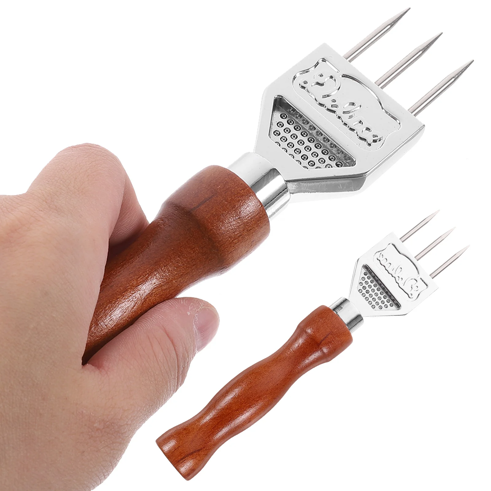 

Stainless Steel Pick Crusher Tool for Breaking Ice Chunks Bar Party Drink Accessories Wooden Handle Ice Chipper Kitchen Bar