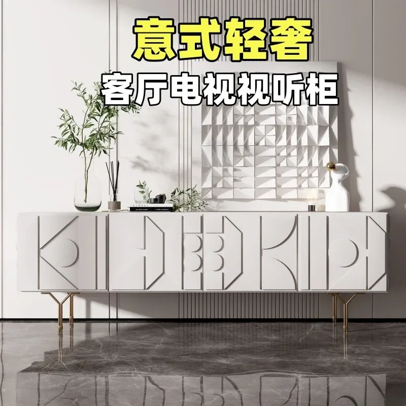 ML Lacquered TV creative personality living room audio-visual cabinet coffee table combination modern simple storage