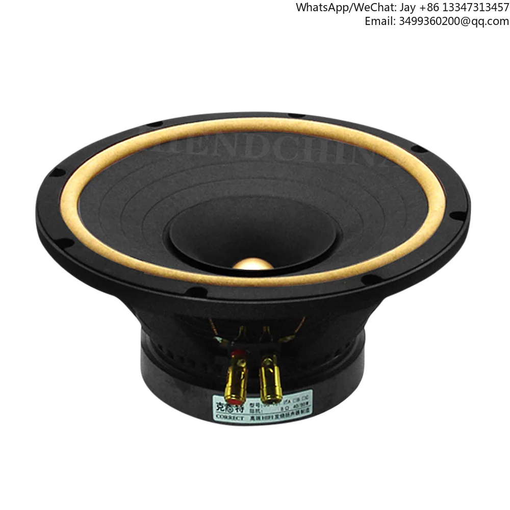 

HF-047 HiFi Speakers 10 Inch HiFi Full Range Speaker Symmetrical Magnetic Circuit Leather-edged Paper Cone Basin 8Ohm