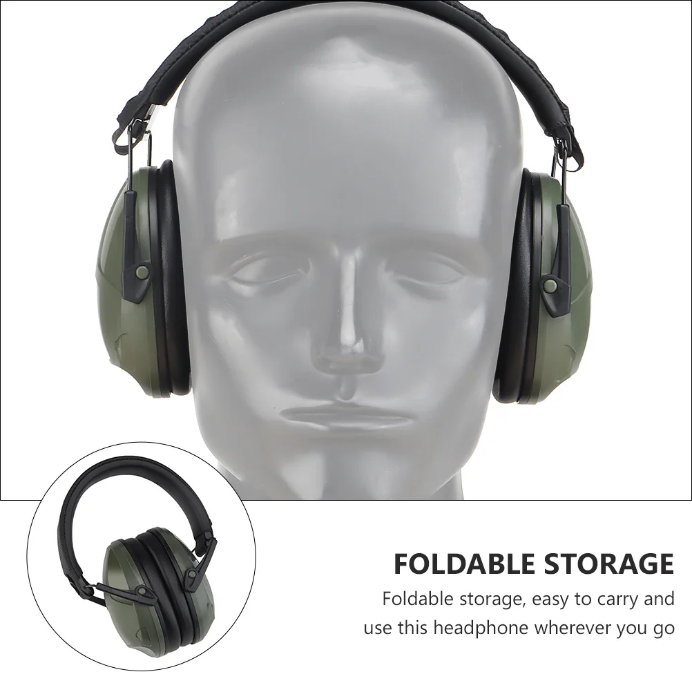 

Hunting Shooter Headset Durable Practical Comfortable Wear Foldable Easy Carry Construction Site Factory Use Shooter Headset