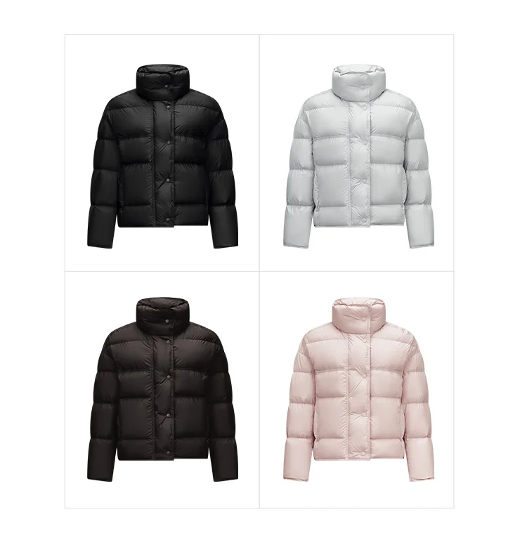 Semir Daunenjacke Damen Winter Pufferjacke mit Gänsedaunenfüllung Wasserdicht Ölabweisend Fleckenresistent 2026 Neu Stehkragen Mantel Damen – Detail 15