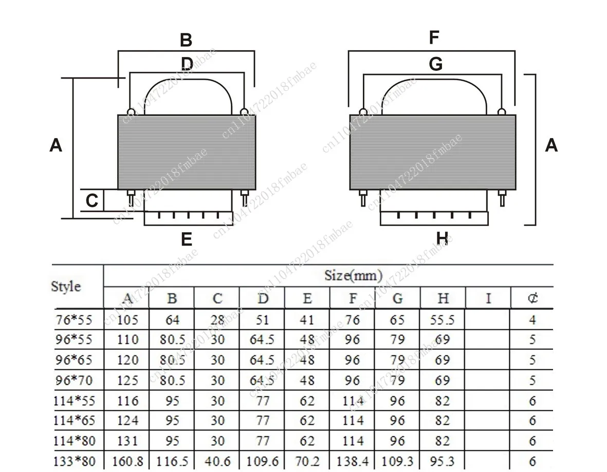 600W Power Transformer 211/845/805/2A3/300B/KT88/EL34 and Other Common Amplifiers