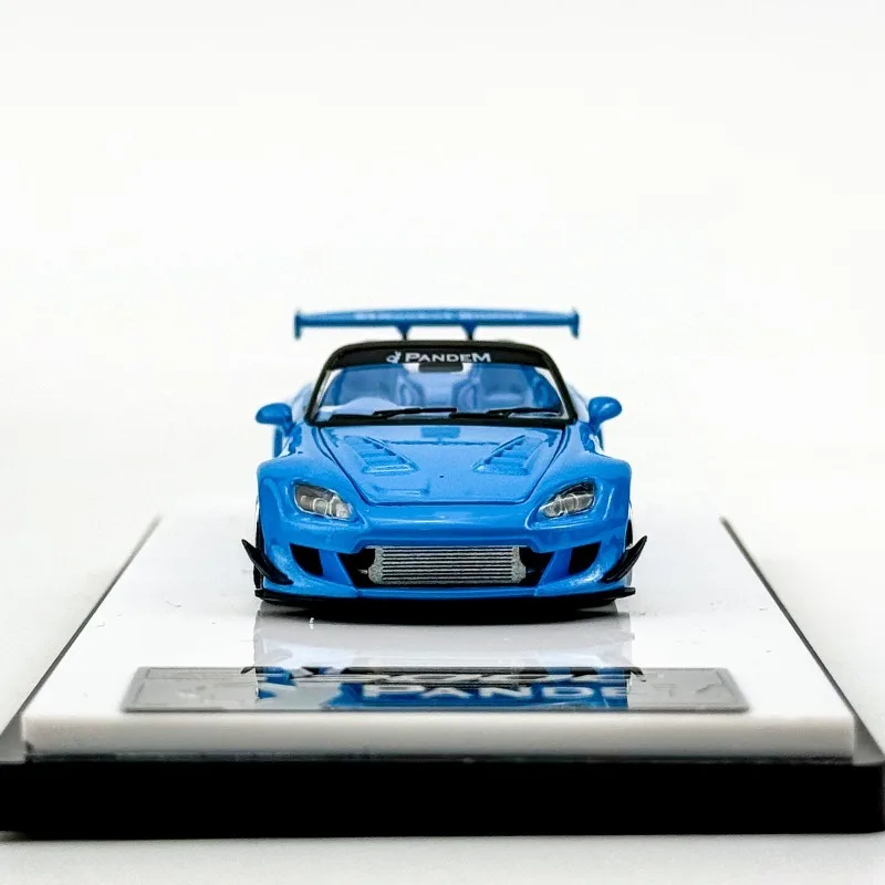 MicroTurbo MT 1/64 Honda S2000 Rocket Bunny ของเล่นโลหะผสมมอเตอร์รุ่นโลหะ Diecast