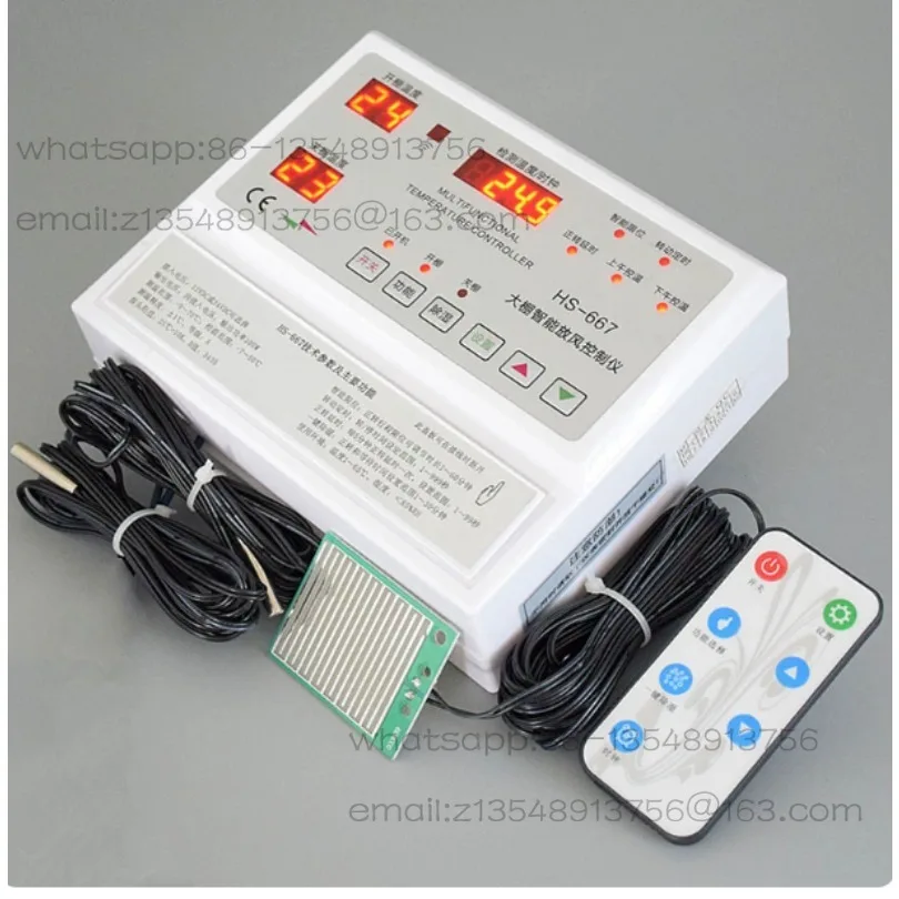 新しい667ac温室自動換気装置、温度制御装置、インテリジェントサーモスタットスポット