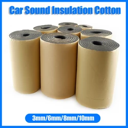 1 Roll 50x200cm Car Auto Sound Proofing Deadening Truck VAN Anti-noise Insulation Cotton Heat Closed Cell Foam