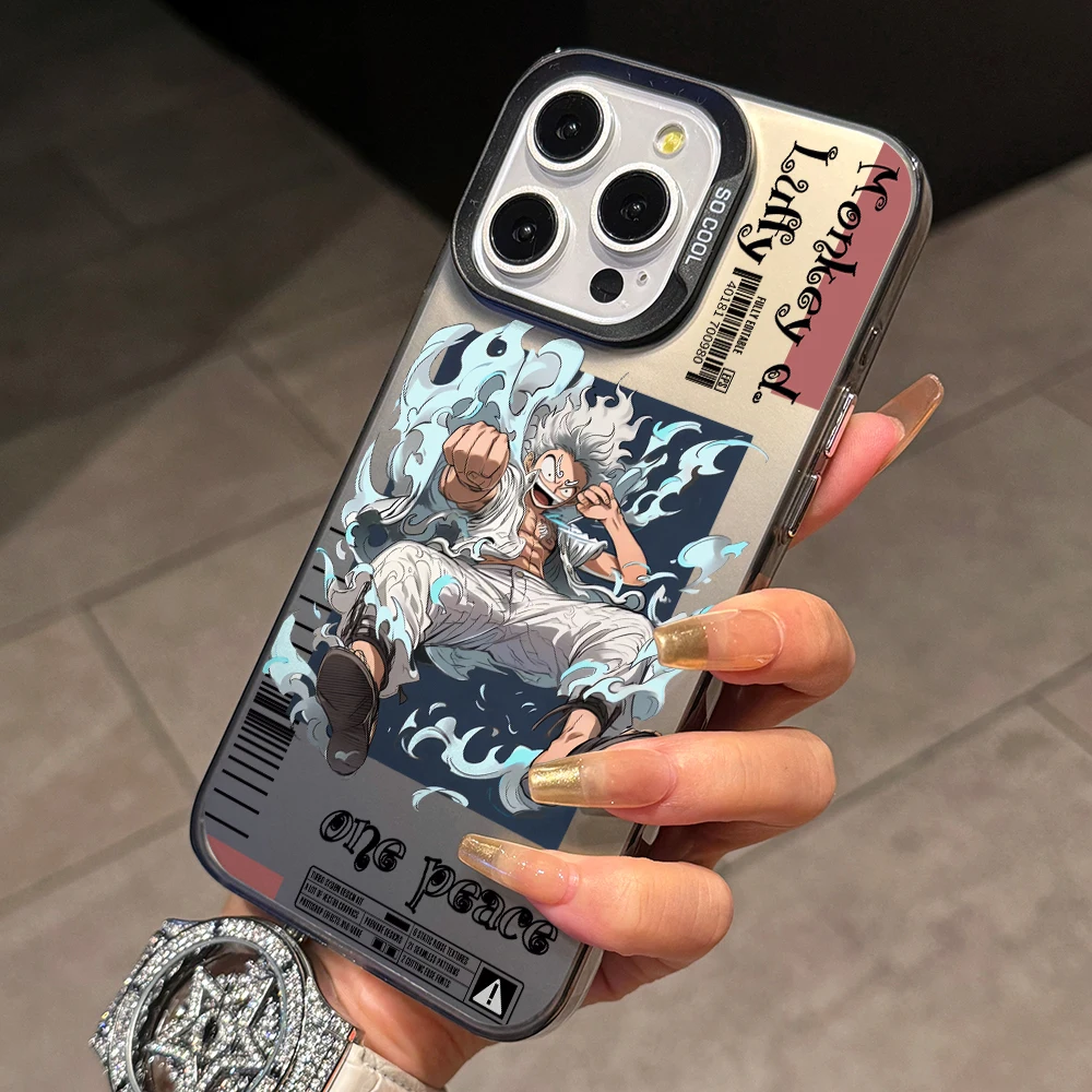 ONE PIECE Luffys Phone Case for Samsung Galaxy A57 A56 A55 A54 A53 A52 A26 A17 A16 A12 A07 A06 4G 5G Silver Hard Cover