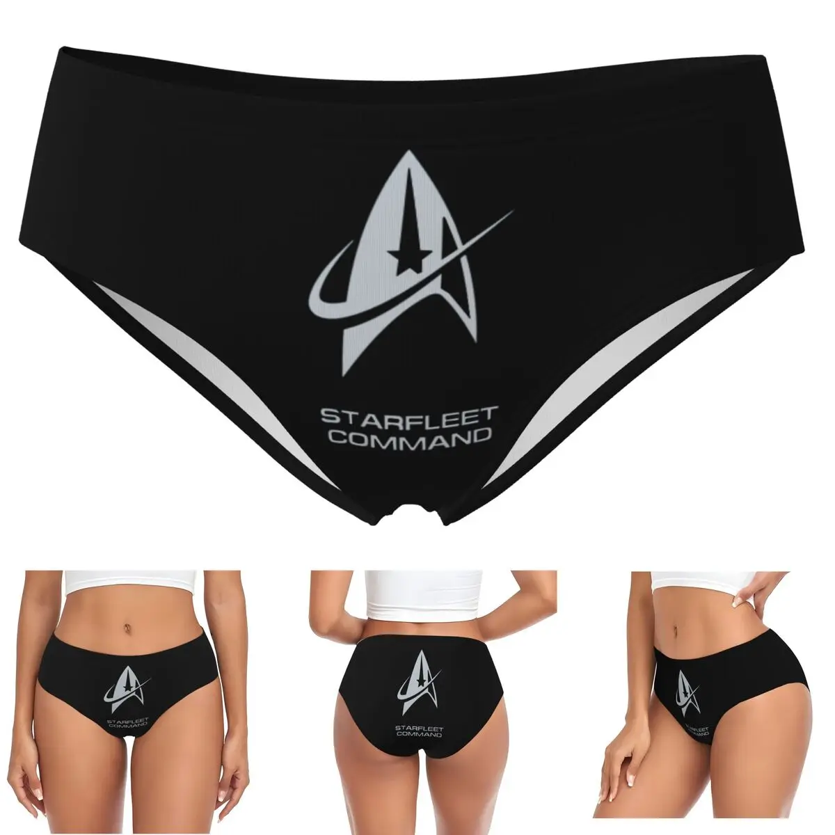 Benutzerdefinierte Star Treks Science Fiction TV-Serie Höschen Slips Damen Komfort Slips Unterwäsche Atmungsaktive weibliche Unterhose