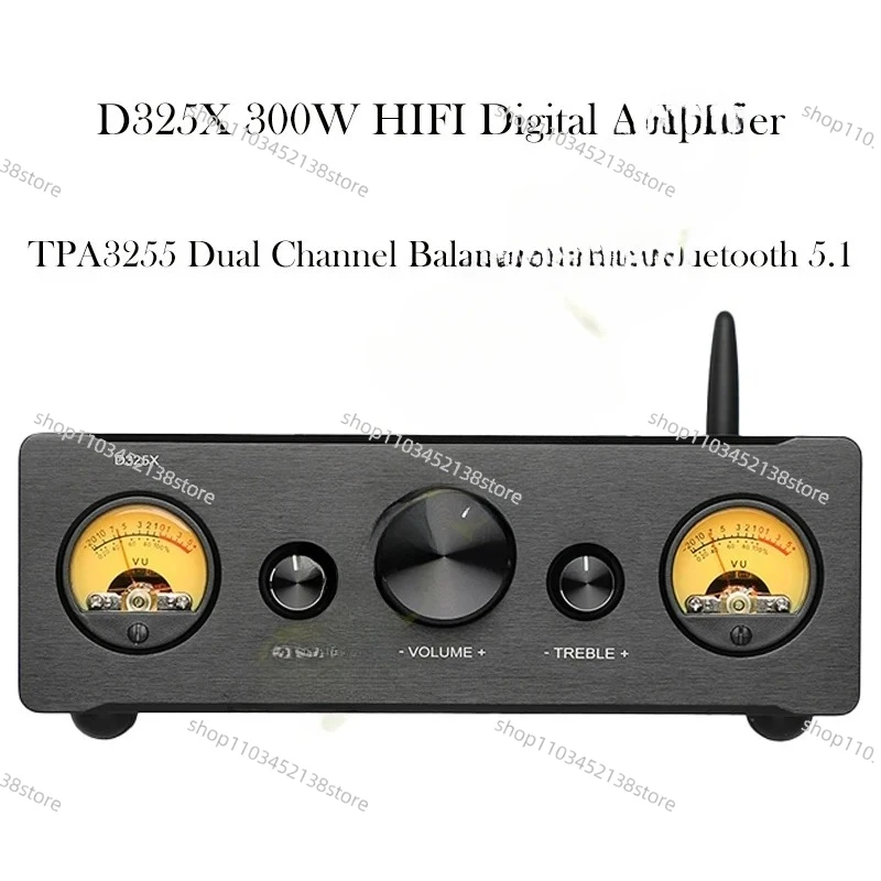 

300W 2.0 Stereo HIFI Amplifier AIYIMA SMSL D325X TPA3255 Balance Input XLR RCA Bluetooth 5.1