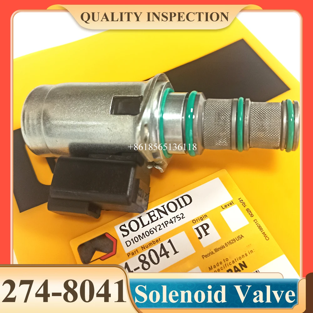 274-8041 2748041 Solenoid Valve 12V For Loader 420E 428E 430E 420F 450F 901C 902 Machinery Parts