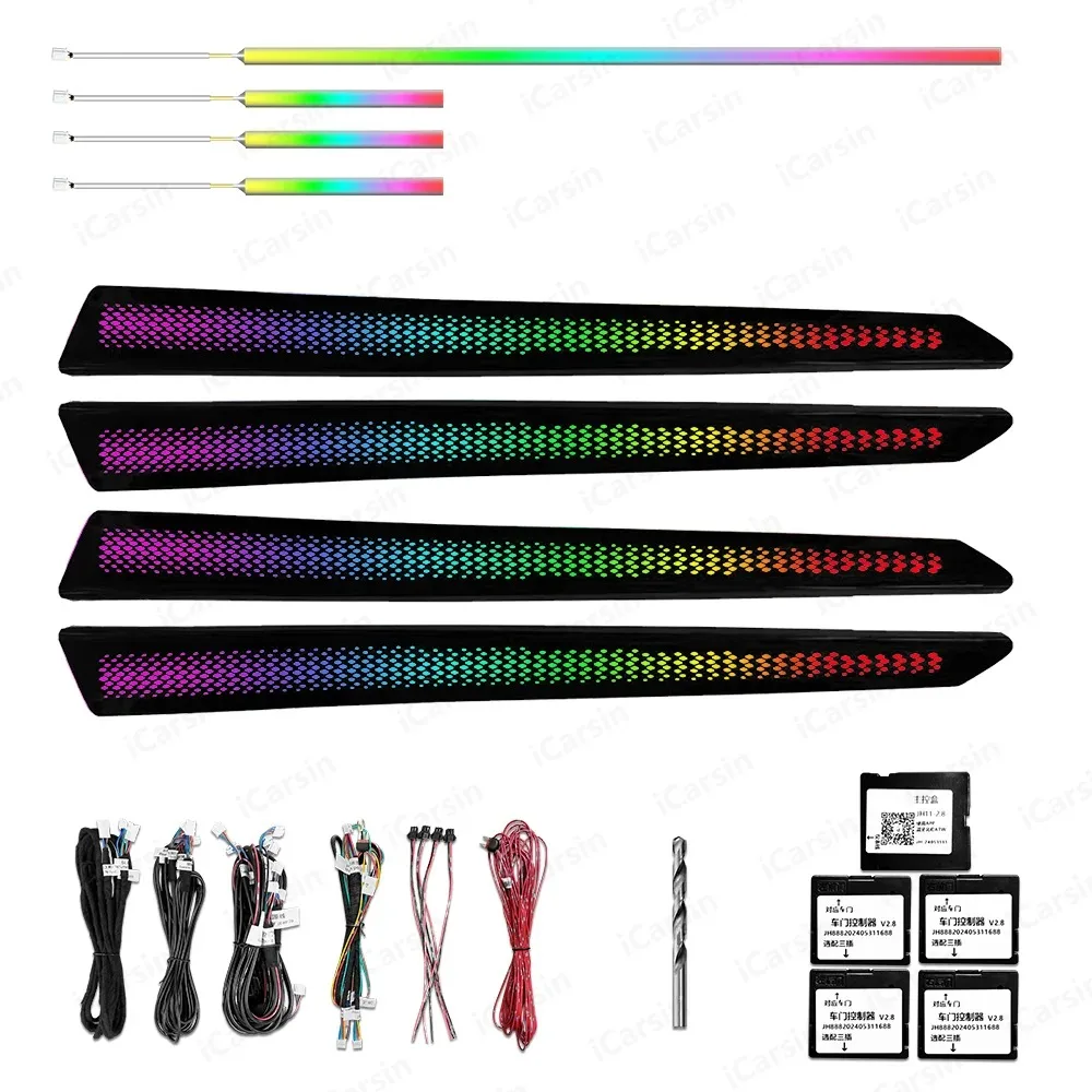 

256 Colors Symphony Parts LED Car Interior Ambient Lighting for BMW X1 U11 2023-2024 Trim Accessories Decoration Upgrade