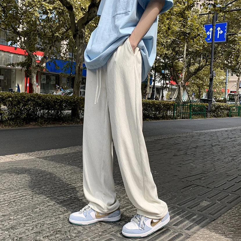 

Мужские спортивные брюки American Sle Street Hiphop, тонкие, свободные, повседневные, длинные, осенние, модные, стильные, прямого кроя