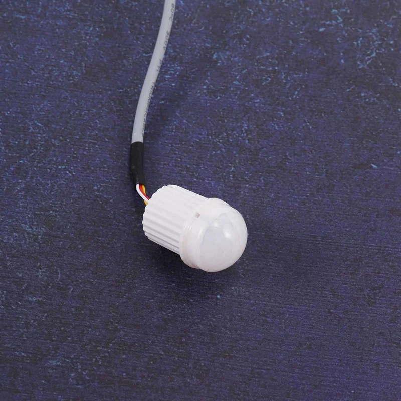 สวิตช์เซ็นเซอร์ตรวจจับการเคลื่อนไหว PIR 12V 24V 3X สวิตช์หน่วงเวลาเหนี่ยวนำอินฟราเรดสวิตช์ทางเดินไฟ LED สวิตช์จับเวลา