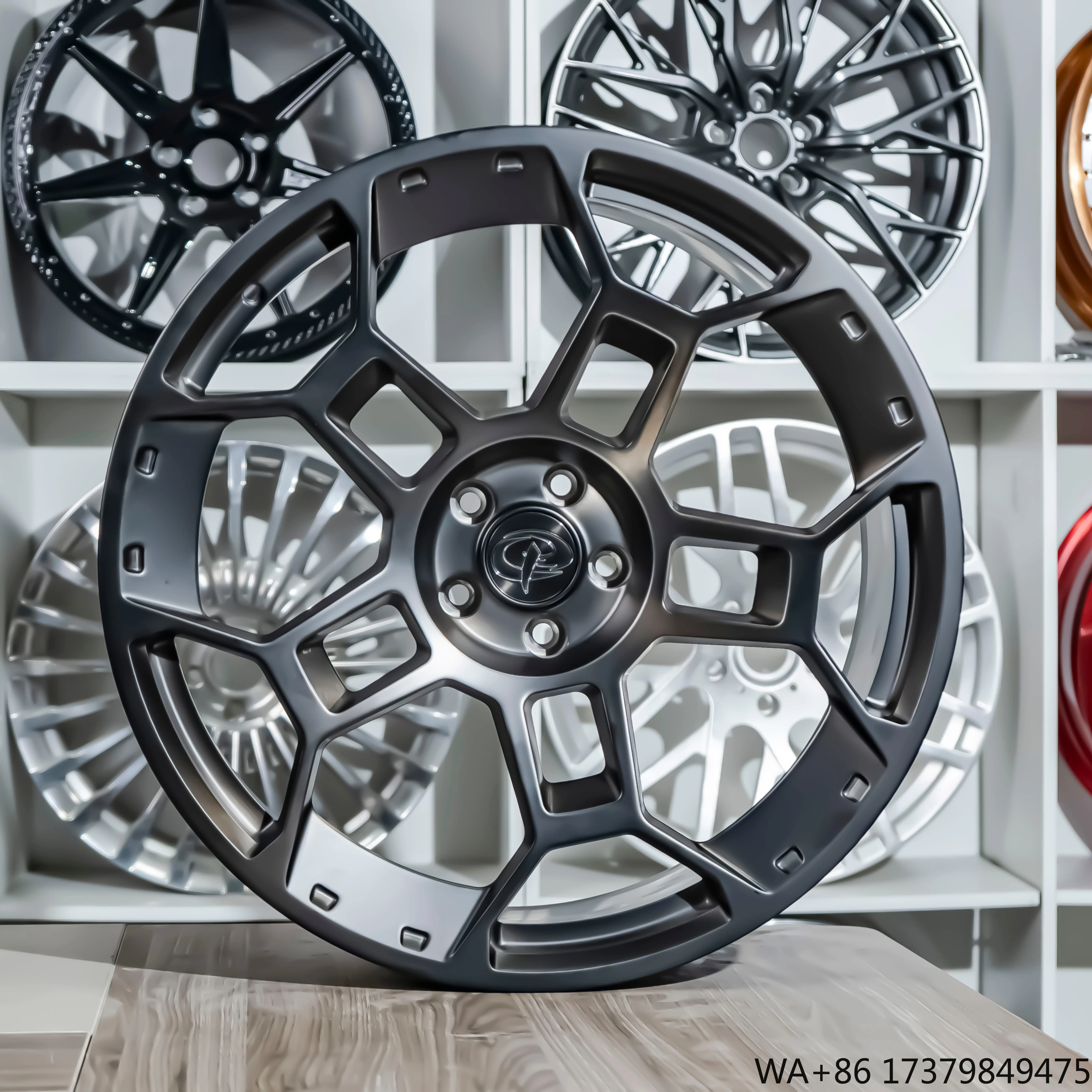 

Monoblock Car Wheels with Matte Black Multi Spoke 5*112 and 66.6 Monoblock Forged Wheels for M2 G87