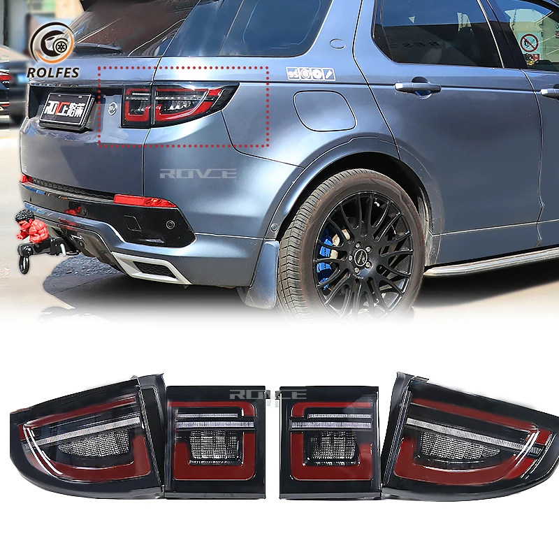 

ROLFES Car Tail Light Assembly Rear Taillight For Land Rover Discovery Sport 2015-2019 Upgrade 2020 Stop Bumper Brake Lamp