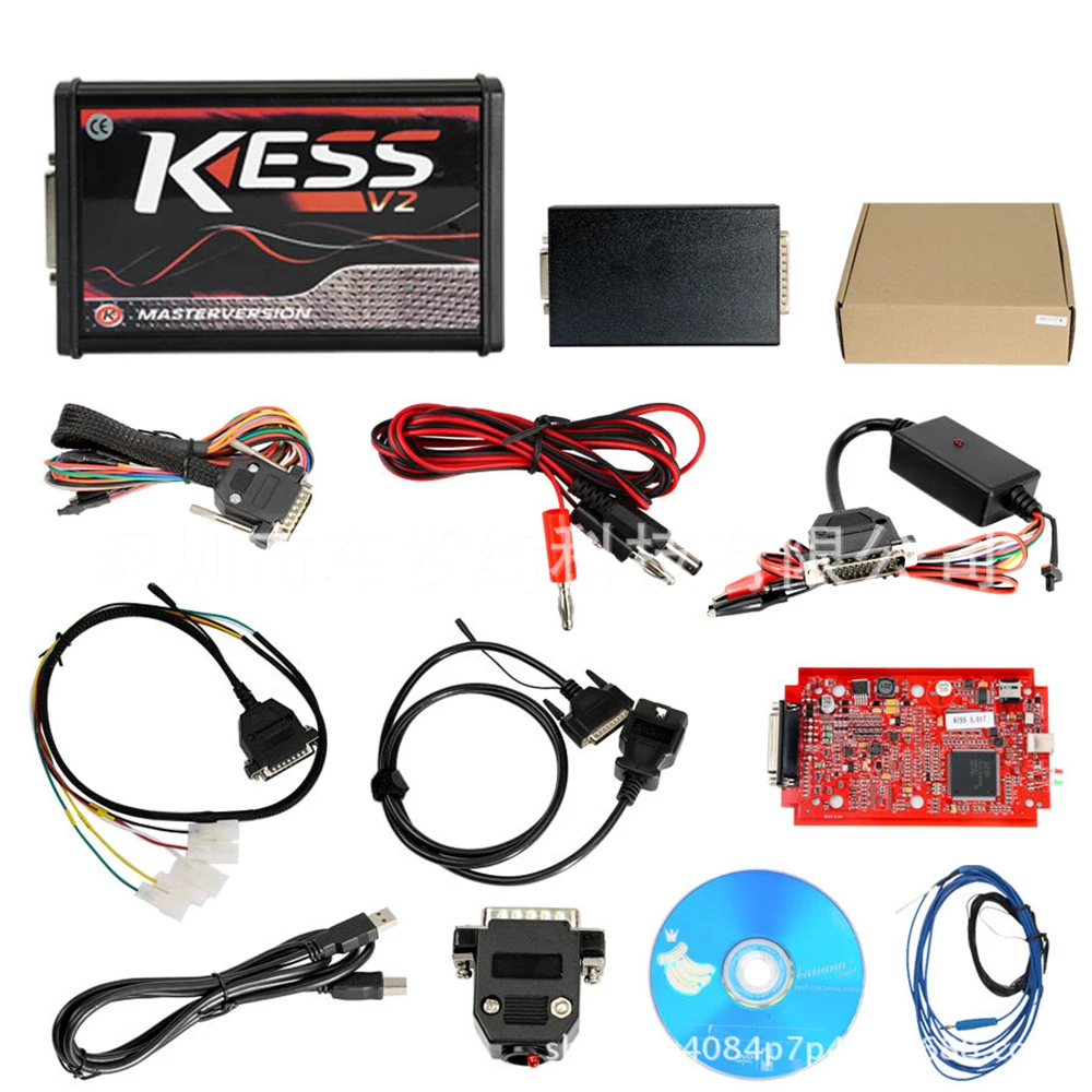 Online Programming KESS V2 5.017 OBD2 European version round shell ECU token-free programming tool without limit points