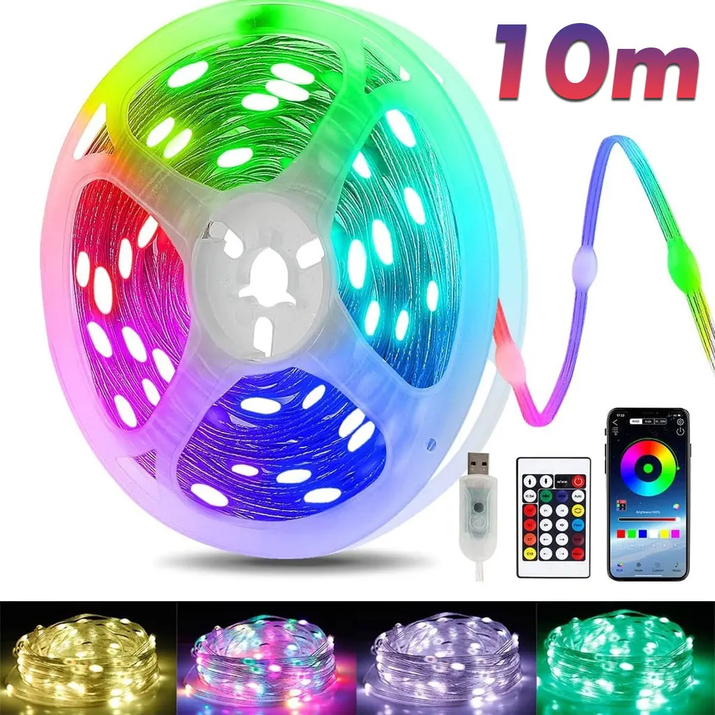 Bluetooth LED String Lights US - огляд і ціна Decor Lighting Address