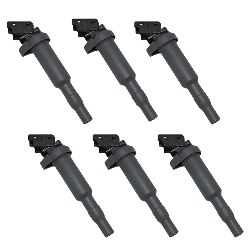 6Pcs Ignition Coil For BMW 1 3 5 6 7 130i 325i 330i 523i 525i 530i 630i Z4 E87 E90 E91 E60 E61 E63 E64 E86 E85 12137548553 UF570