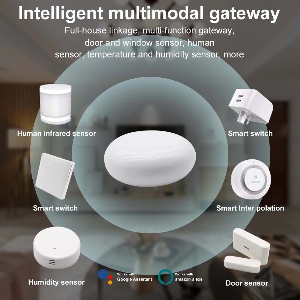 Tuya Smart Life Smart Home MESH Gateway WIFI Module Home Smart Mesh Hub Bridge Wireless Controller for Alexa Google Home