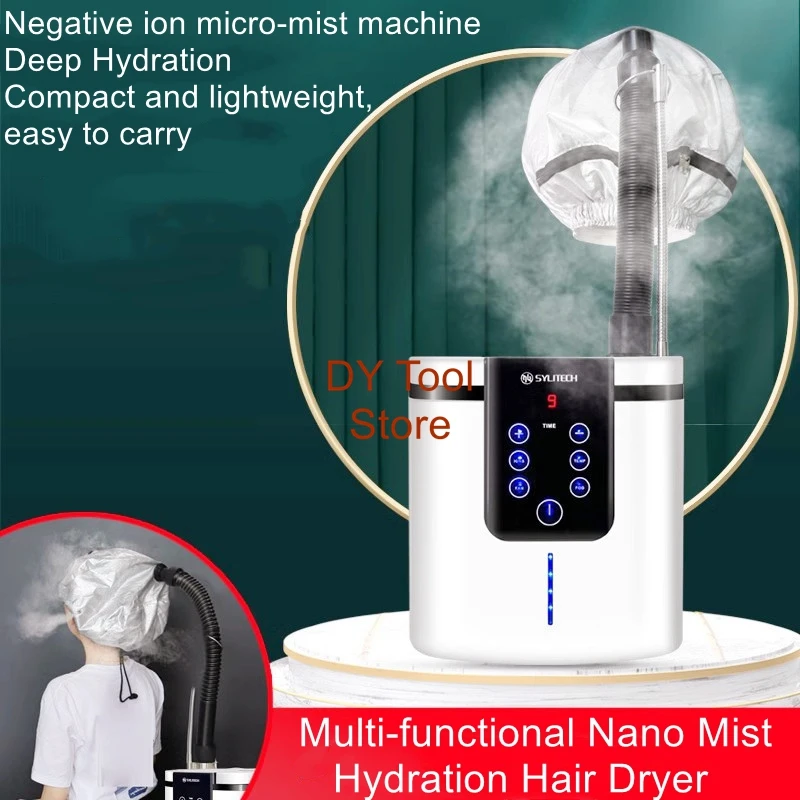 Multi functional nano era mini spray machine hair dryer scalp care machine anion hair care nano meter