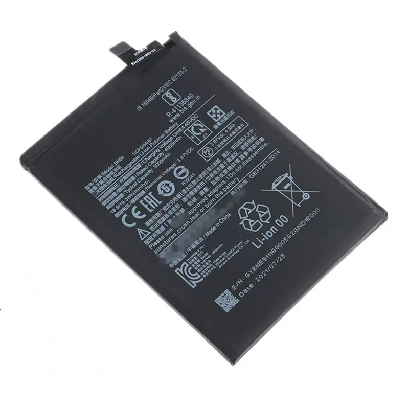 For Redmi Note 10 Note 10 Pro 10S BN59 Brand new high quality cell phone battery, high capacity durable battery 5000mah