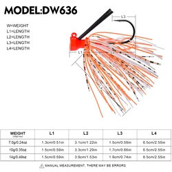Jig Head PROBEROS para lubina – Labio inferior anti-enredos