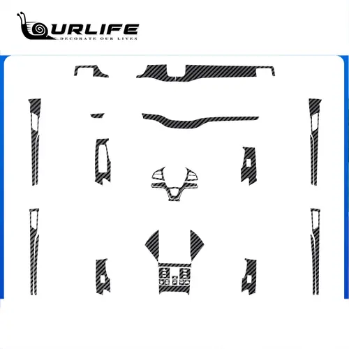 For BYD Seal U Sealion 6 Song Plus DMI 2024 Accessories New Car Carbon fiber Interior Decoration Cover Stickers Accessories - Image 9