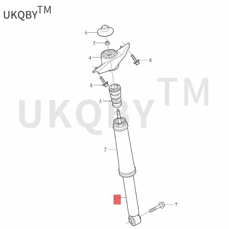 Applicable to Vo lv o XC 40 18- Suspension rod fixing bracket swing arm base