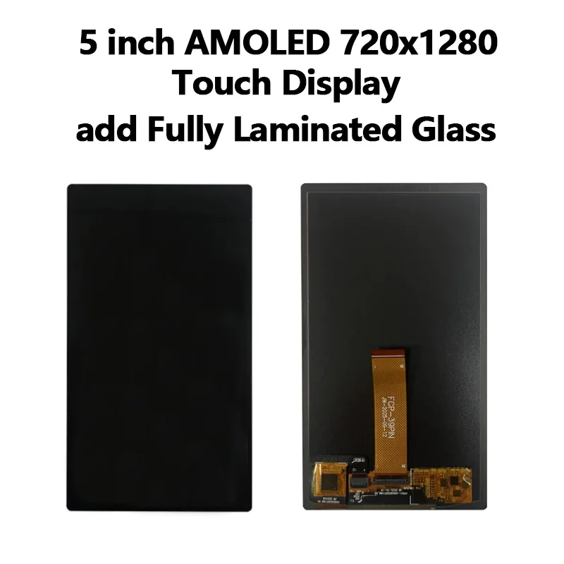 5 inch 720X1280 AMOLED MIPI Touch Display Wide Temperature High Definition High Brightness Handheld POS Color Screen