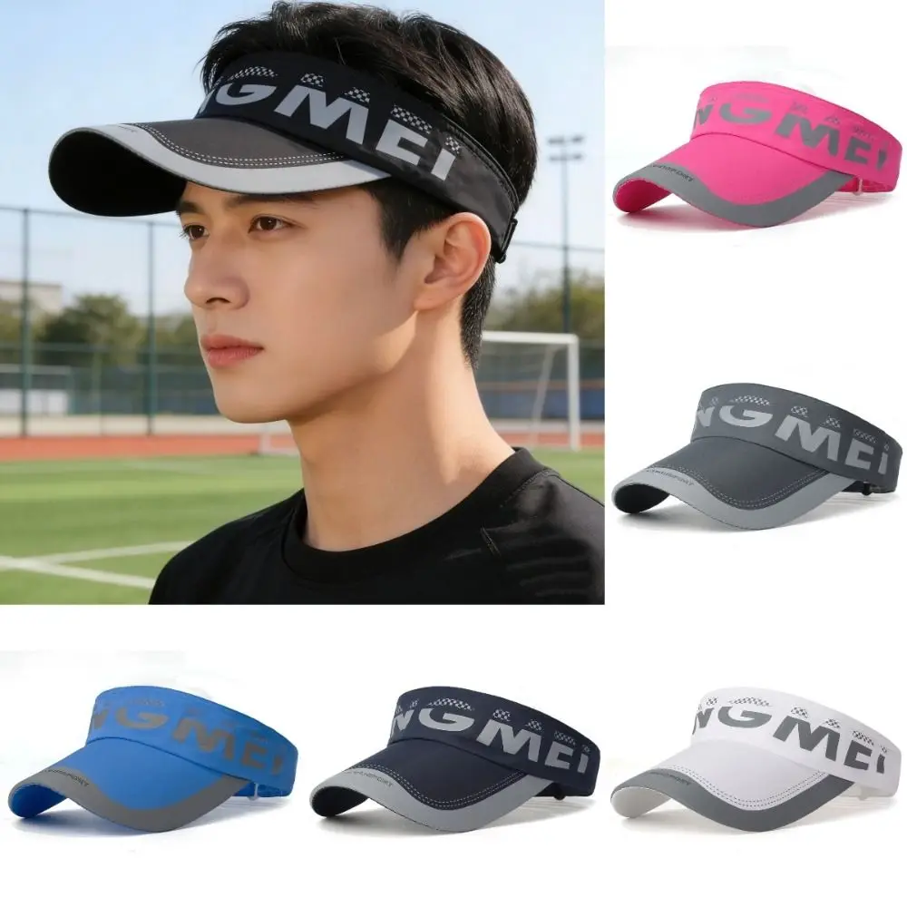 New Adjustable Breathable Sun Hat UV Protection Breathable Beach Hat Casual Running Cap for Running