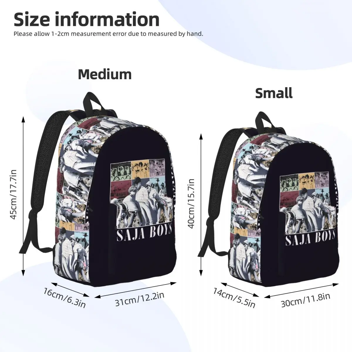 Saja Boys Band Kpop Demon Hunters винтажный подростковый рюкзак уличный студенческий дорожный рюкзак для мужчин и женщин холщовые сумки для ноутбука
