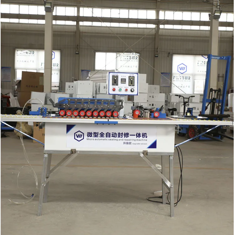 Bordatrice adesiva Bordatrice per pannelli dritti Bordatrice per bordi Materiale in legno multifunzionale completamente automatico