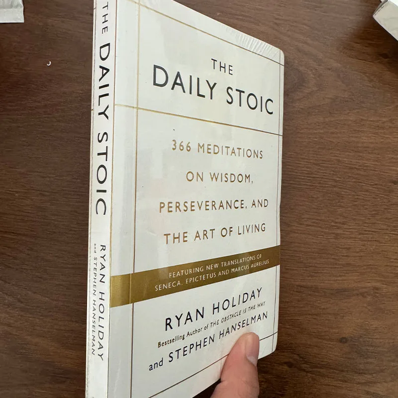 The Daily Stoic by Ryan Holiday, 366 Meditations on Wisdom & Perseverance, Self-Help Philosophy Book