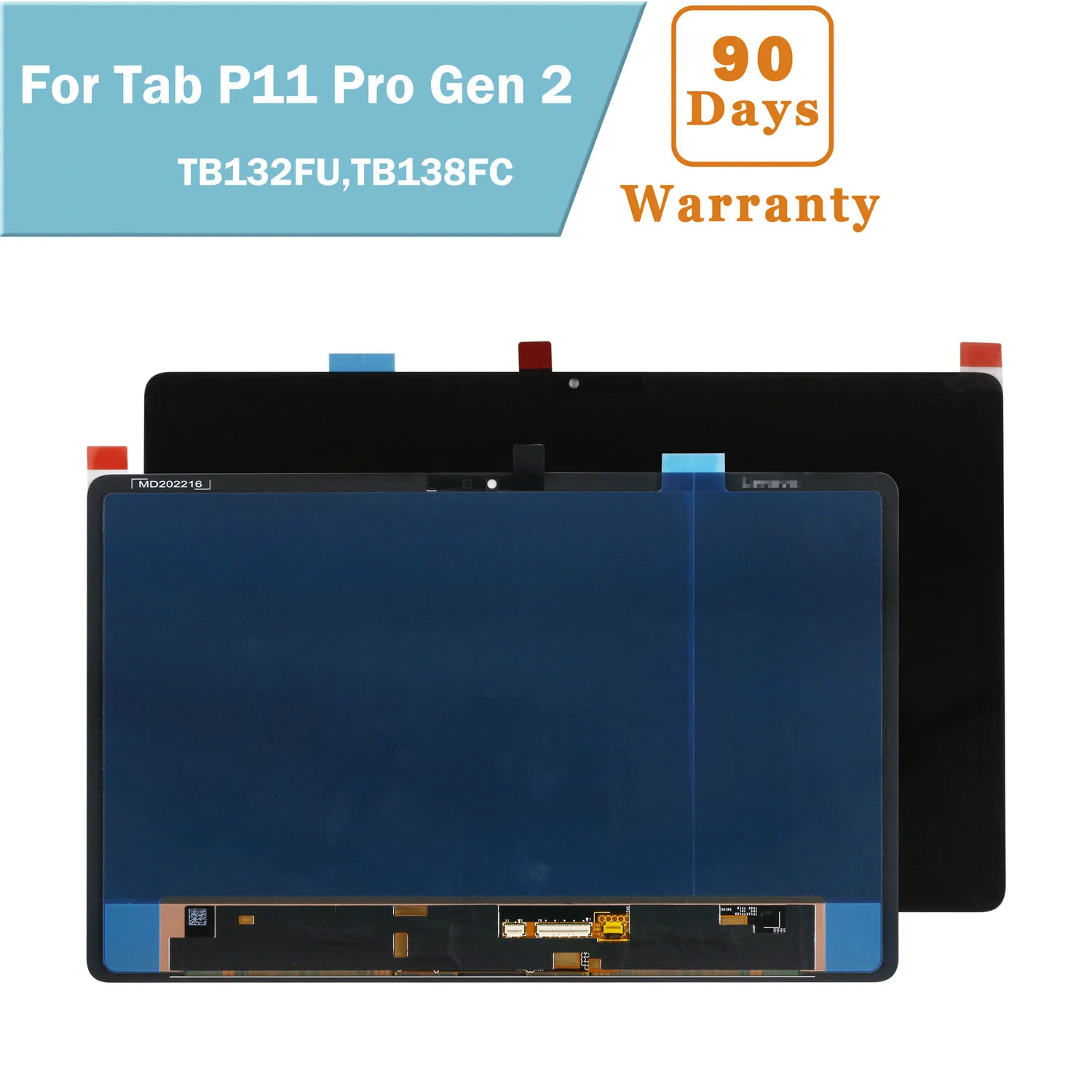 11.2 بوصة لينوفو تاب P11 برو Gen 2 2022 TB132FU TB138FC شاشة الكريستال السائل محول الأرقام بشاشة تعمل بلمس استبدال أجزاء