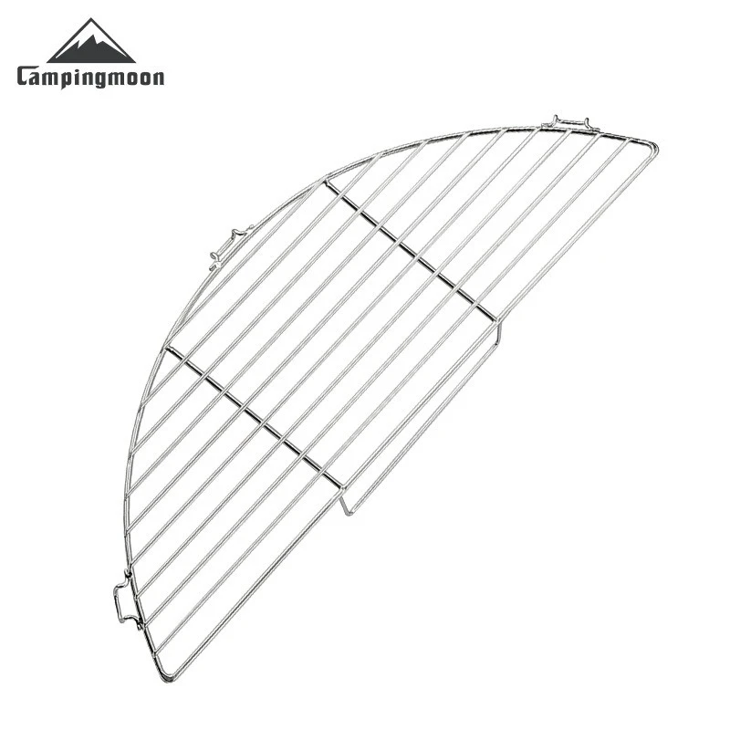 CAMPINGMOON GRW-30 Scott Companion 304 الفولاذ المقاوم للصدأ صينية الخبز الملحقات شبكة تخزين المواد الغذائية