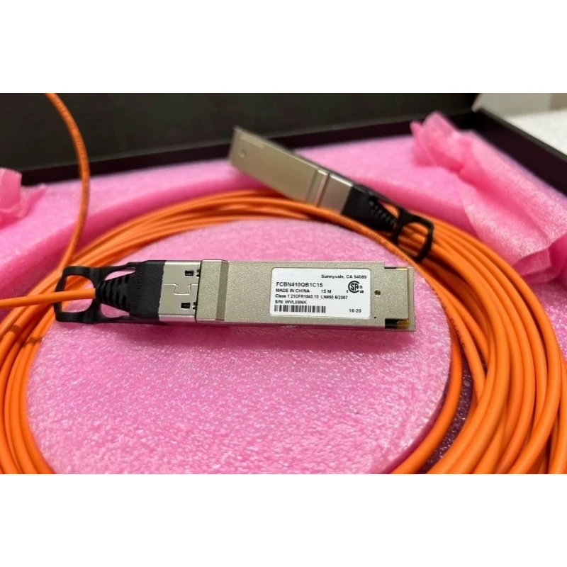 Brand New Original 40G QSFP+ AOC Active Optical Cable Multimode Fiber 850nm 300m For Data Center for Finisar