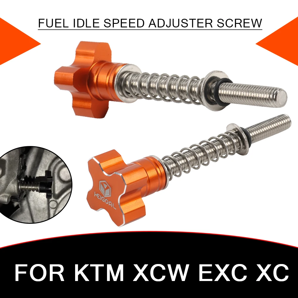 For KTM 150 250 300 EXC XC-W XCW TPI Sixdays 6D EXC300 EXC250 2023 Motorcycle Accessories Fuel Idle Speed Adjuster Screw Cover