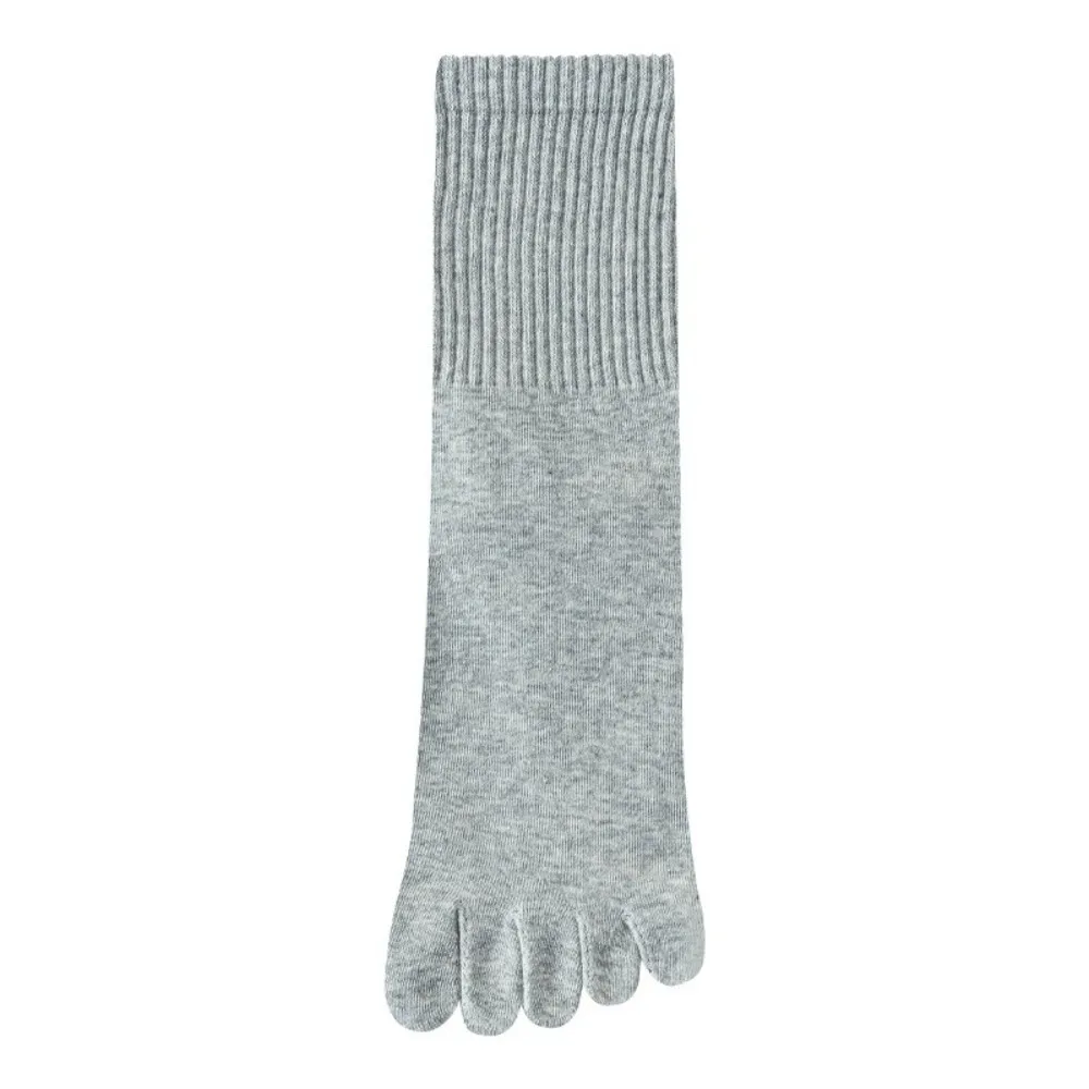 

New Cotton Women Toe Socks Breathable Sports Socks Five Finger Socks with Separate Fingers Middle Tube Socks Autumn Spring
