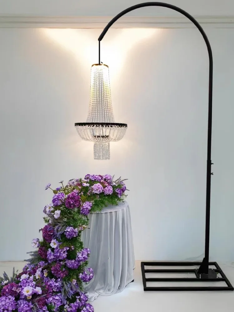 1 Stück Metall-Bogenrahmen in Schwarz zum Aufhängen als Dekoration für Hochzeiten, Events, Partys und Ganghintergründe – Detail 4