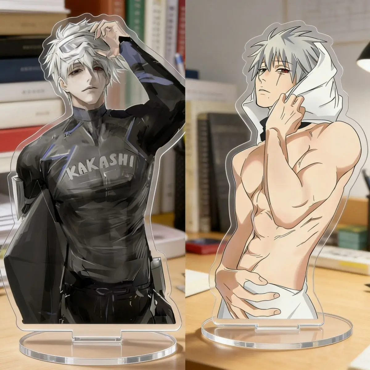 

New Hatake Kakashi Acrylic Stand Figure NARUTO Anime Peripheral Cute Creativity Handsome Modeling Room Desktop Ornament Gifts