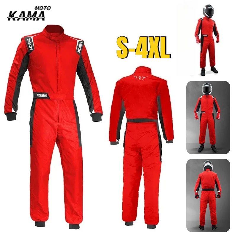 

Adult Racing Suit Kart Jumpsuit Racing Waterproof ATV Resistant Off-road Jacket Composite Fabric Go-kart Suits Quick Dry
