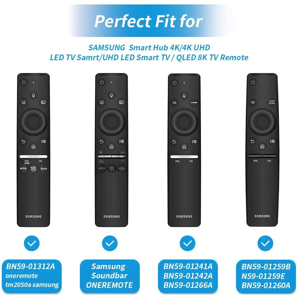 Silicone Protective Case Suitable for Samsung Smart TV Remote Control Case BN59-01241A/01242A Shockproof Luminous Remote Cover