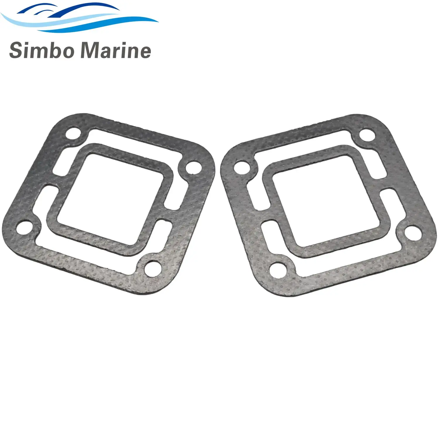 2PCS Exhaust Elbow Gasket for Volvo 3850495 OMC 908013 Stern Drive 3.0L GS GL GLM GLP GSM GSP 33770 9-65100 18-2875