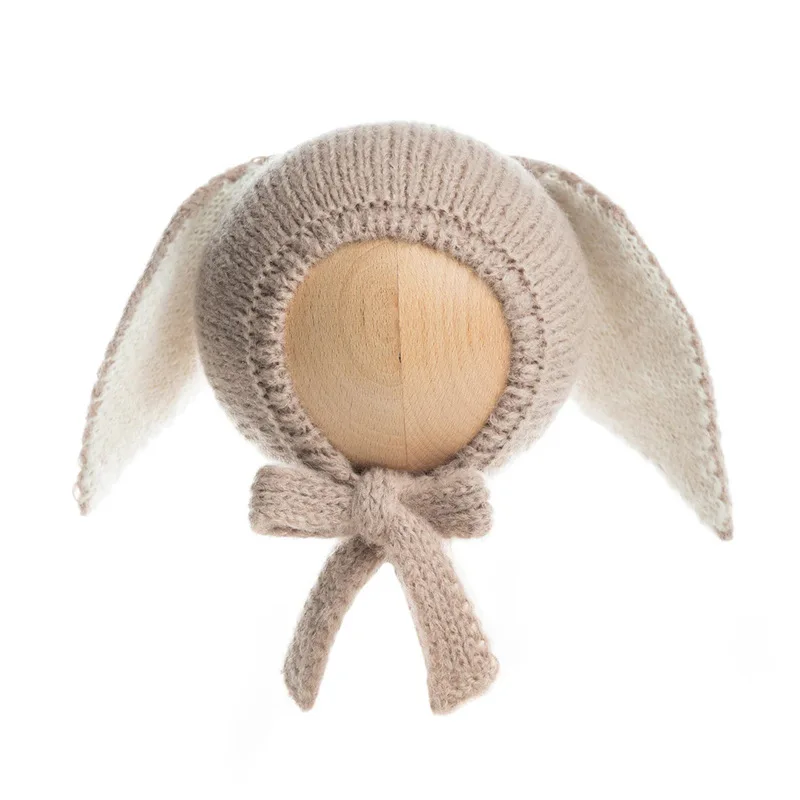 Baby Hat Animal Shape Wool Woven Cute Hat Autumn and Winter Baby and Child Ear Protection Lace-up Hat