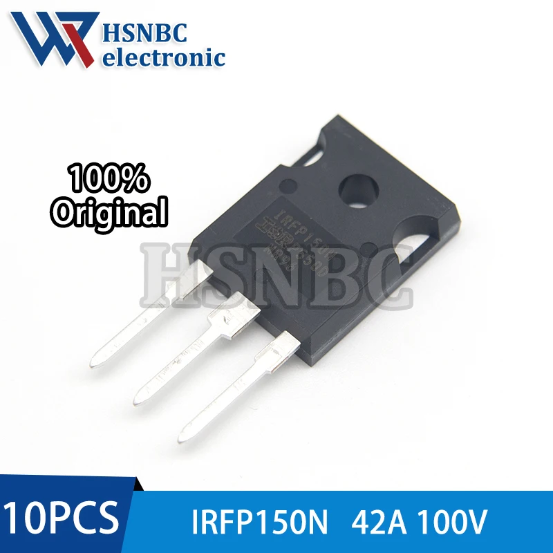 10PCS IRFP150N IRFP150NPBF IRFP150 TO-247 42A 100V N-channel MOSFET Transistor 100% New Original