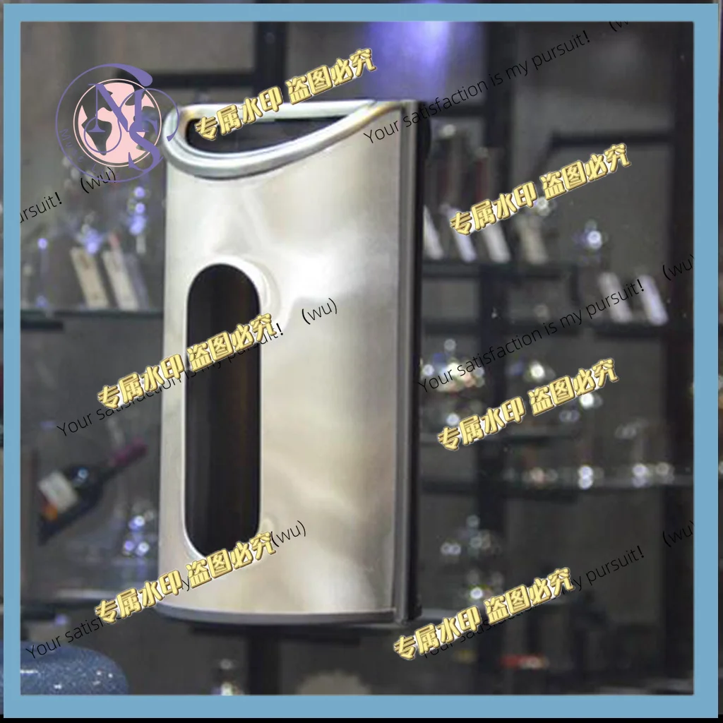 Wall-mounted storage bag protector, frosted stainless steel, ultra-wide opening, easy to use