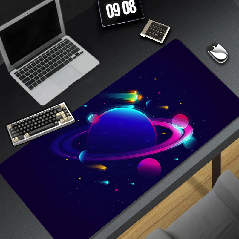 

Anime HD Print Mouse Pad Gaming Mousepad Rubber Space Galaxy Computer Desk Mouse Mat Gamer Accessories Non-slip Keyboard Pad