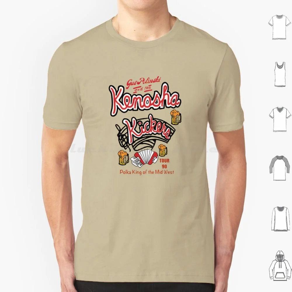 Kenosha Kickers Best Gifts T Shirt Big Size 100% Cotton Kenosha Kickers Accordion Beer Home Alone Movie John Candy Kevin